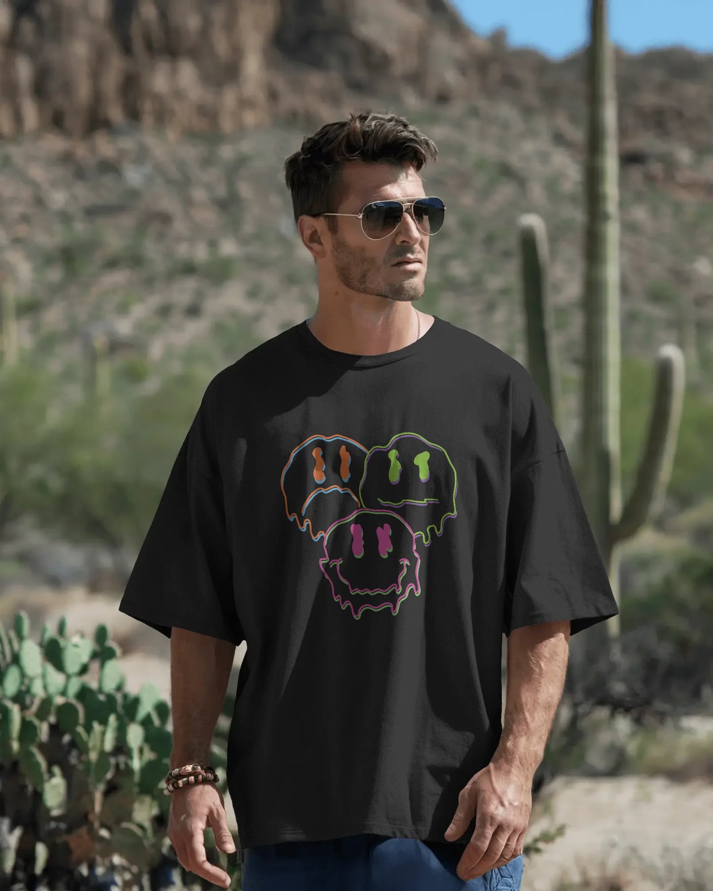 Facial Expression | Men Oversized T-Shirt