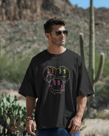 Facial Expression | Men Oversized T-Shirt