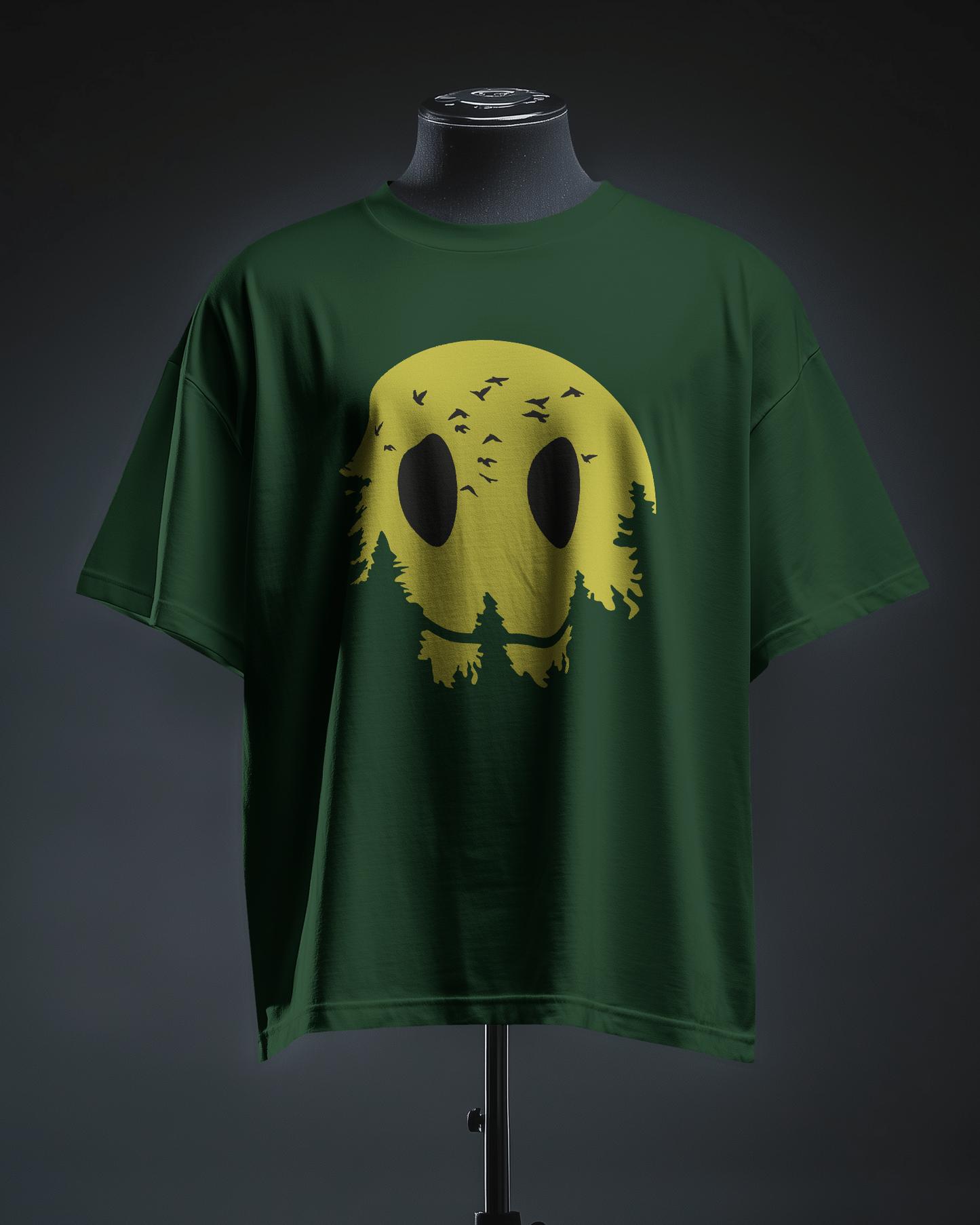 Sun In Jungle Smile | Men Oversized T-Shirt