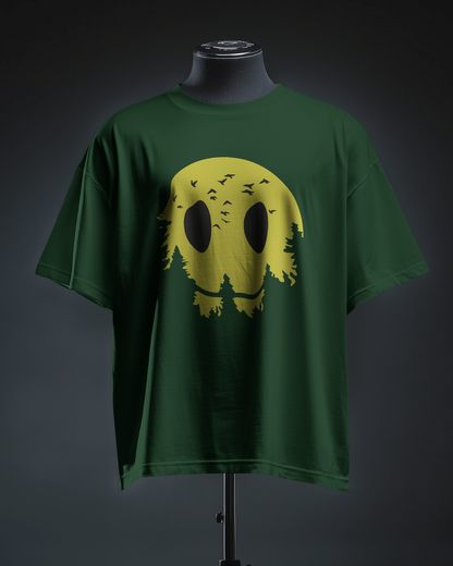 Sun In Jungle Smile | Men Oversized T-Shirt
