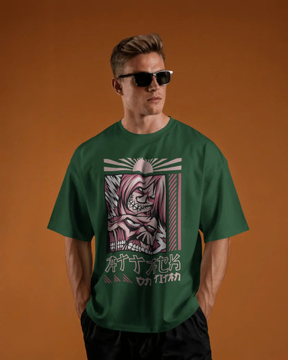Attack Of Titan | Men Oversized T-Shirt