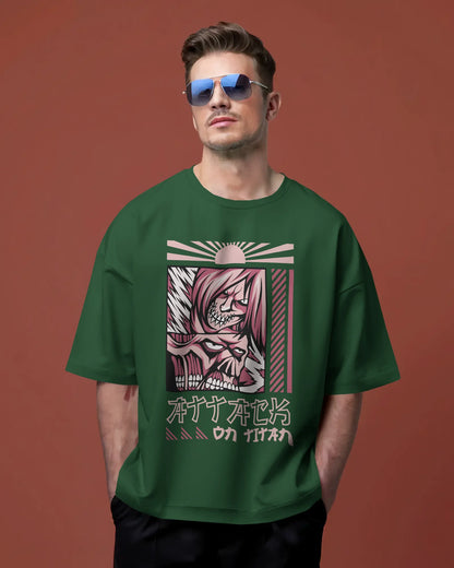 Attack Of Titan | Men Oversized T-Shirt