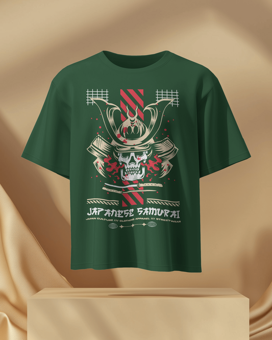 Japanese Streetwear Samuri | Men Oversized T-Shirt