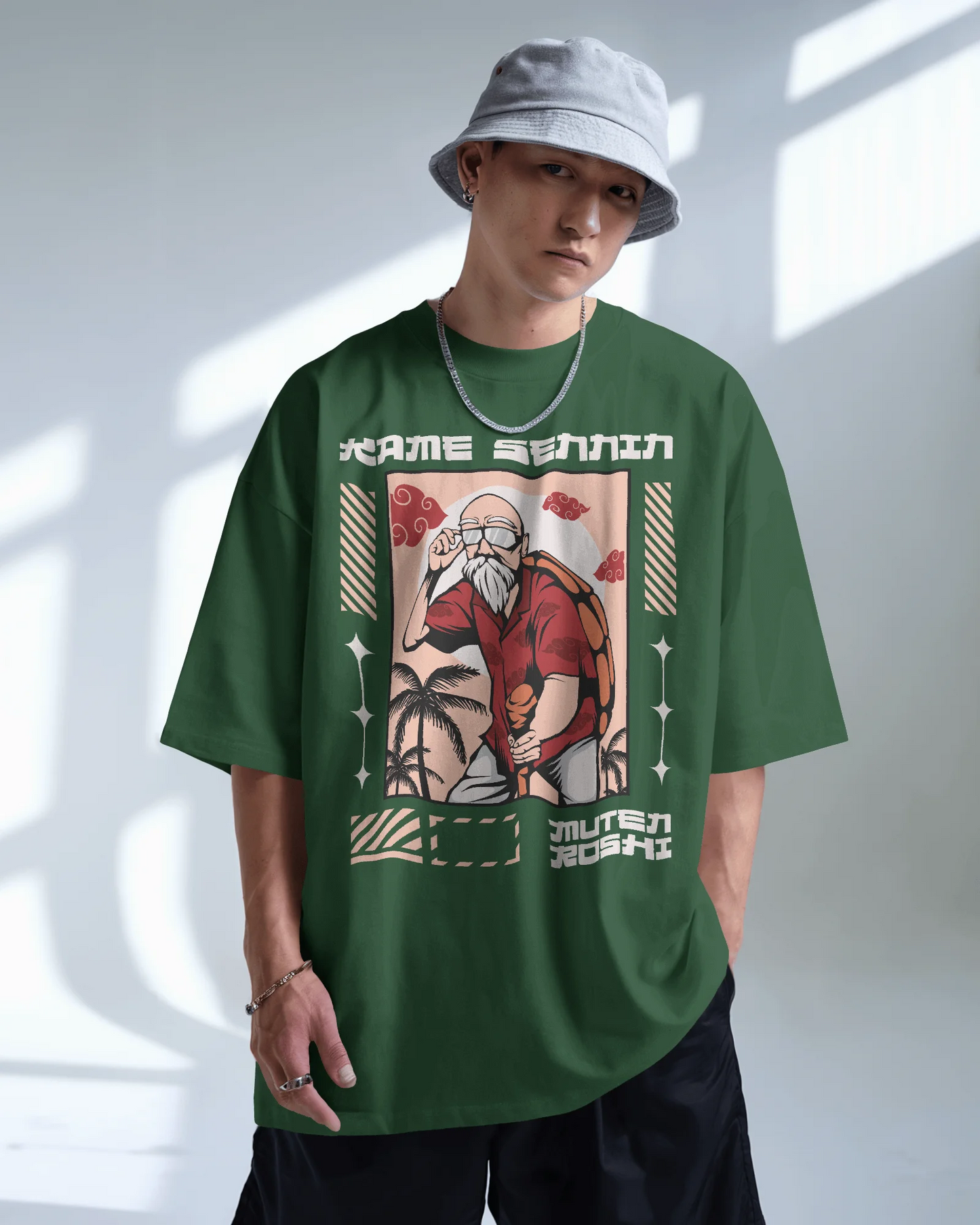 Kame Sennin | Men Oversized T-Shirt
