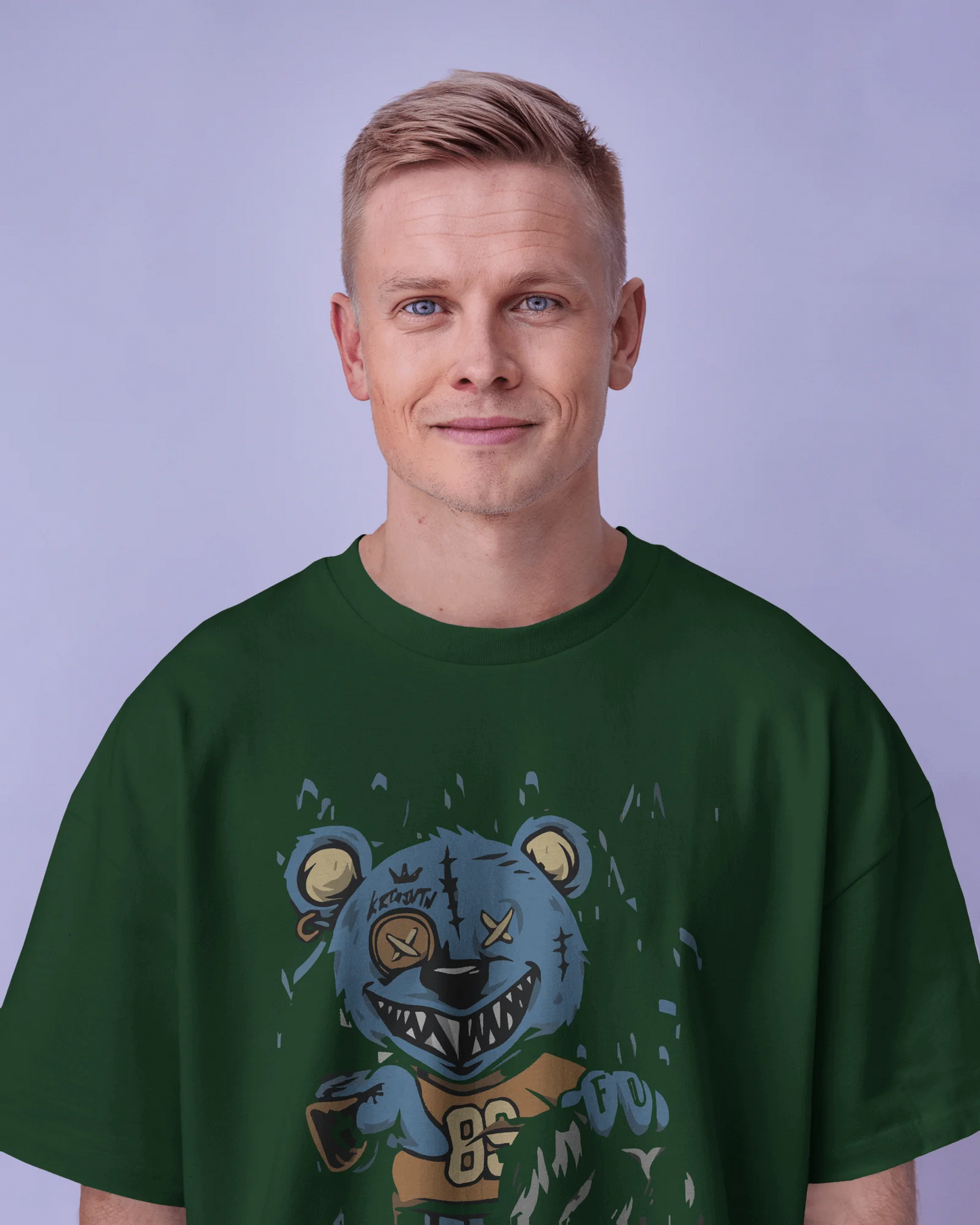 Player Bear | Men Oversized T-Shirt