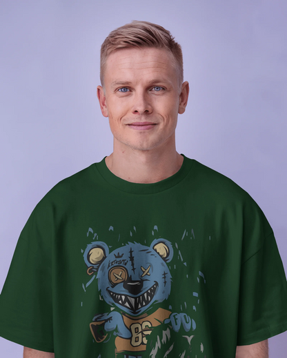 Player Bear | Men Oversized T-Shirt