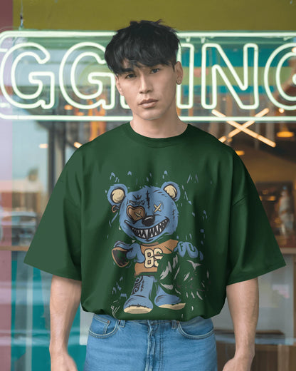 Player Bear | Men Oversized T-Shirt