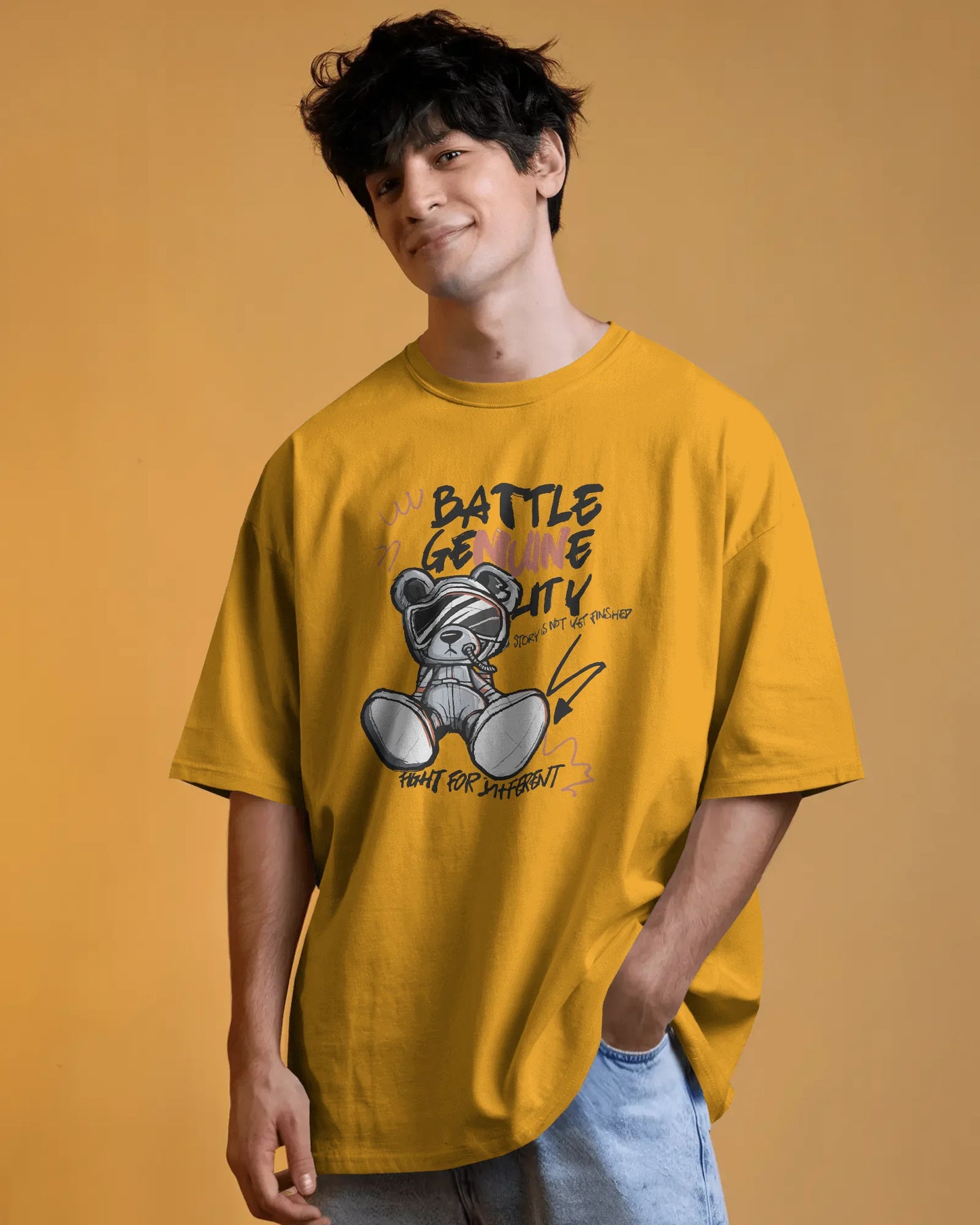 Battle Genuine | Men Oversized Classic T-Shirt