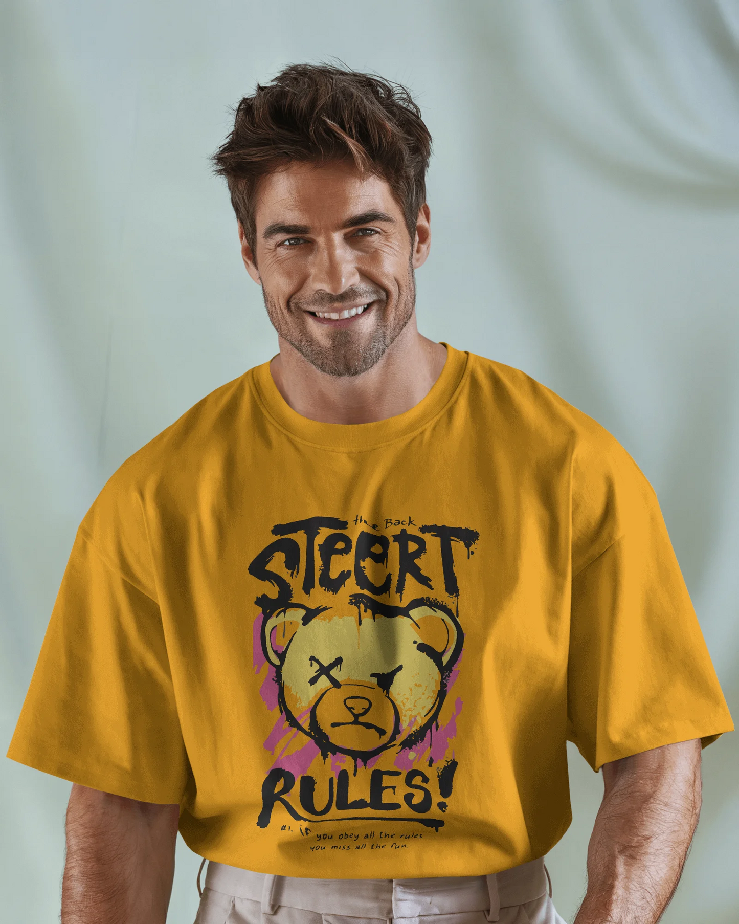 Street Rules | Men Oversized T-Shirt