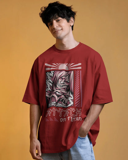 Attack Of Titan | Men Oversized T-Shirt