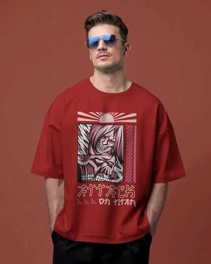 Attack Of Titan | Men Oversized T-Shirt