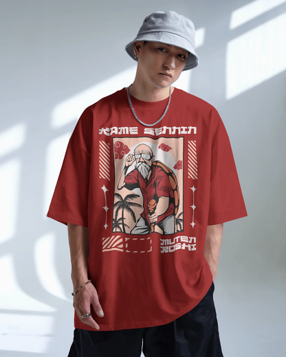 Kame Sennin | Men Oversized T-Shirt