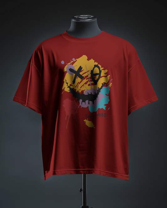 Smile Mood | Men Oversized T-Shirt