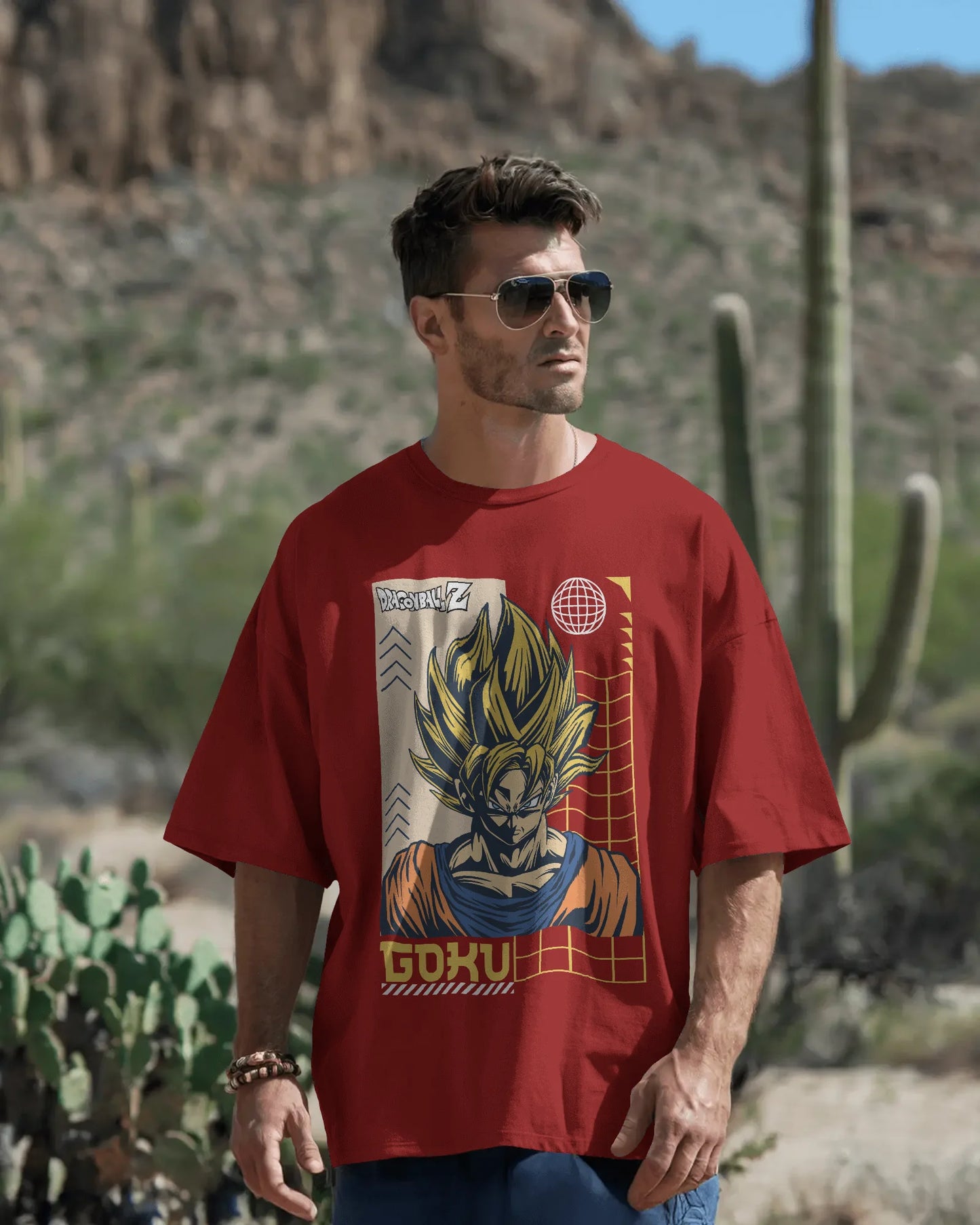 Goku | Men Oversized T-Shirt