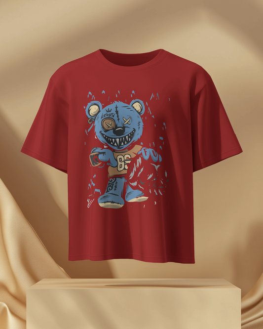 Player Bear | Men Oversized T-Shirt