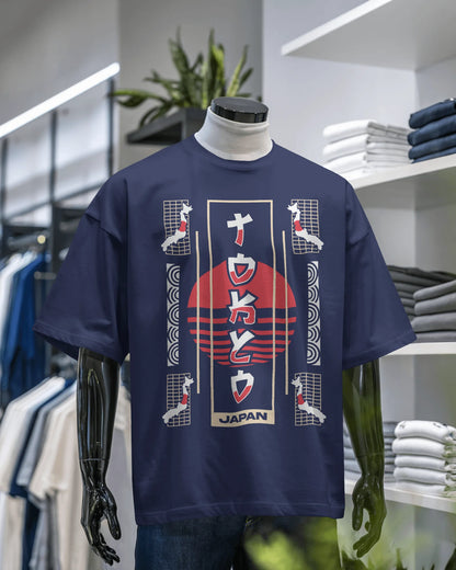Japanese Streetwear Tokyo Japan | Men Oversized T-Shirt