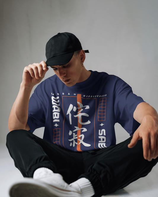 Japanese Streetwear Wabi Sabi | Men Oversized T-Shirt