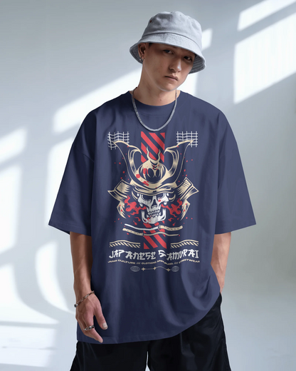 Japanese Streetwear Samurai | Men Oversized T-Shirt