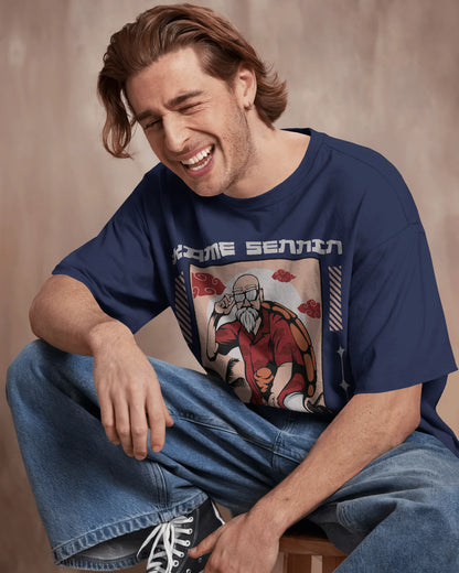 Kame Sennin | Men Oversized T-Shirt