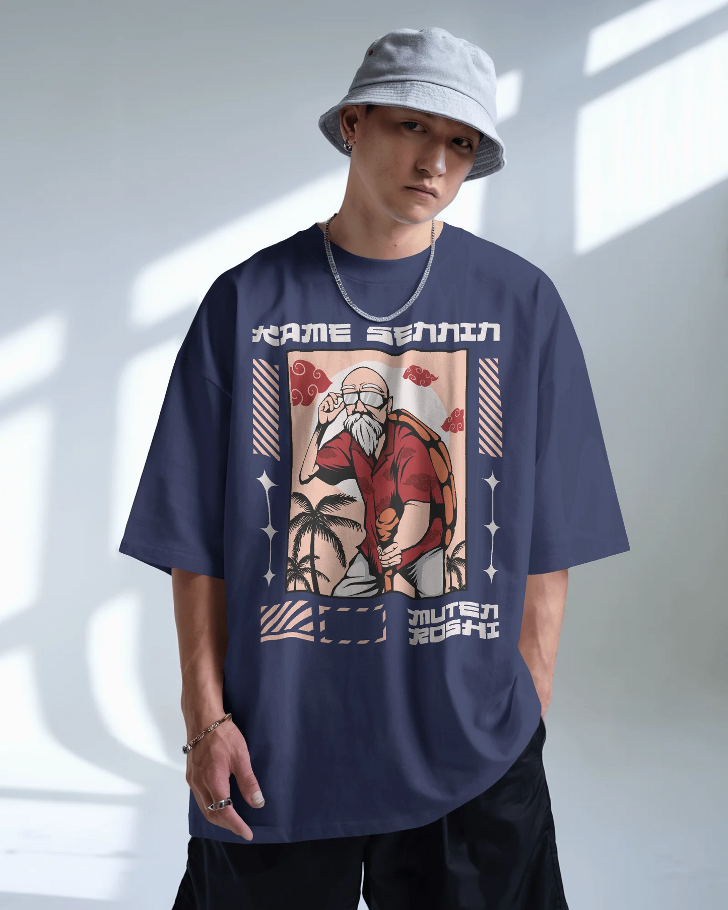 Kame Sennin | Men Oversized T-Shirt