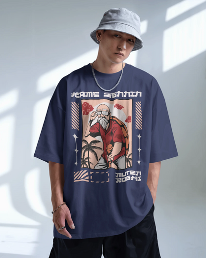 Kame Sennin | Men Oversized T-Shirt