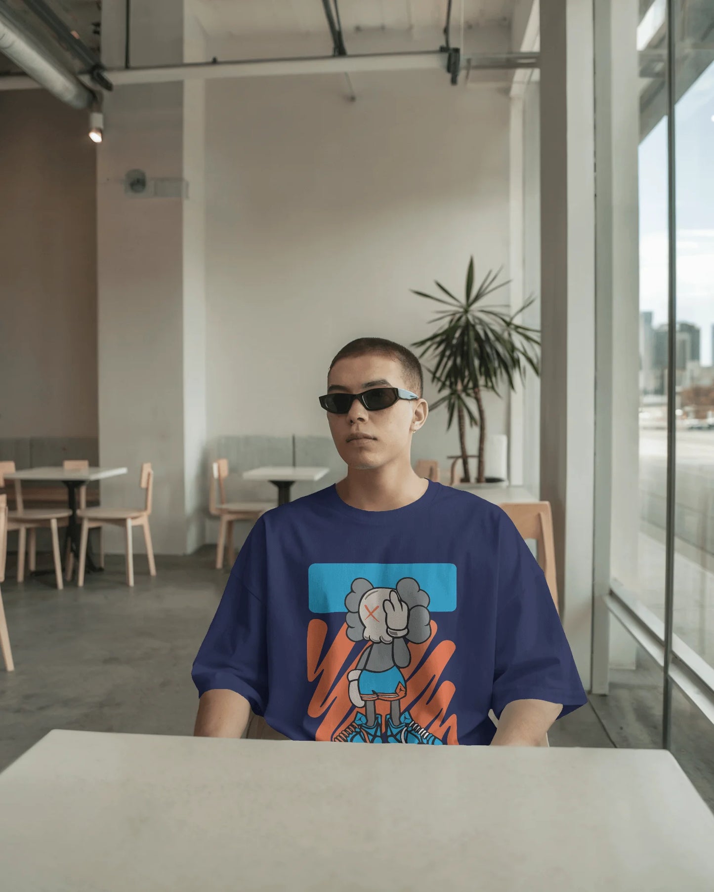 Lazy Big Shoe | Men Oversized T-Shirt