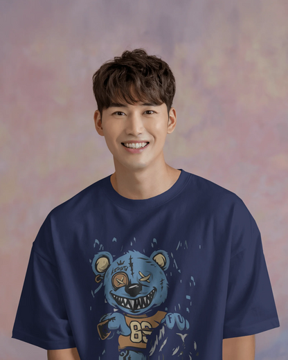 Player Bear | Men Oversized T-Shirt