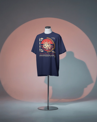 Japanese Streetwear Akkorokamui | Men Oversized T-Shirt