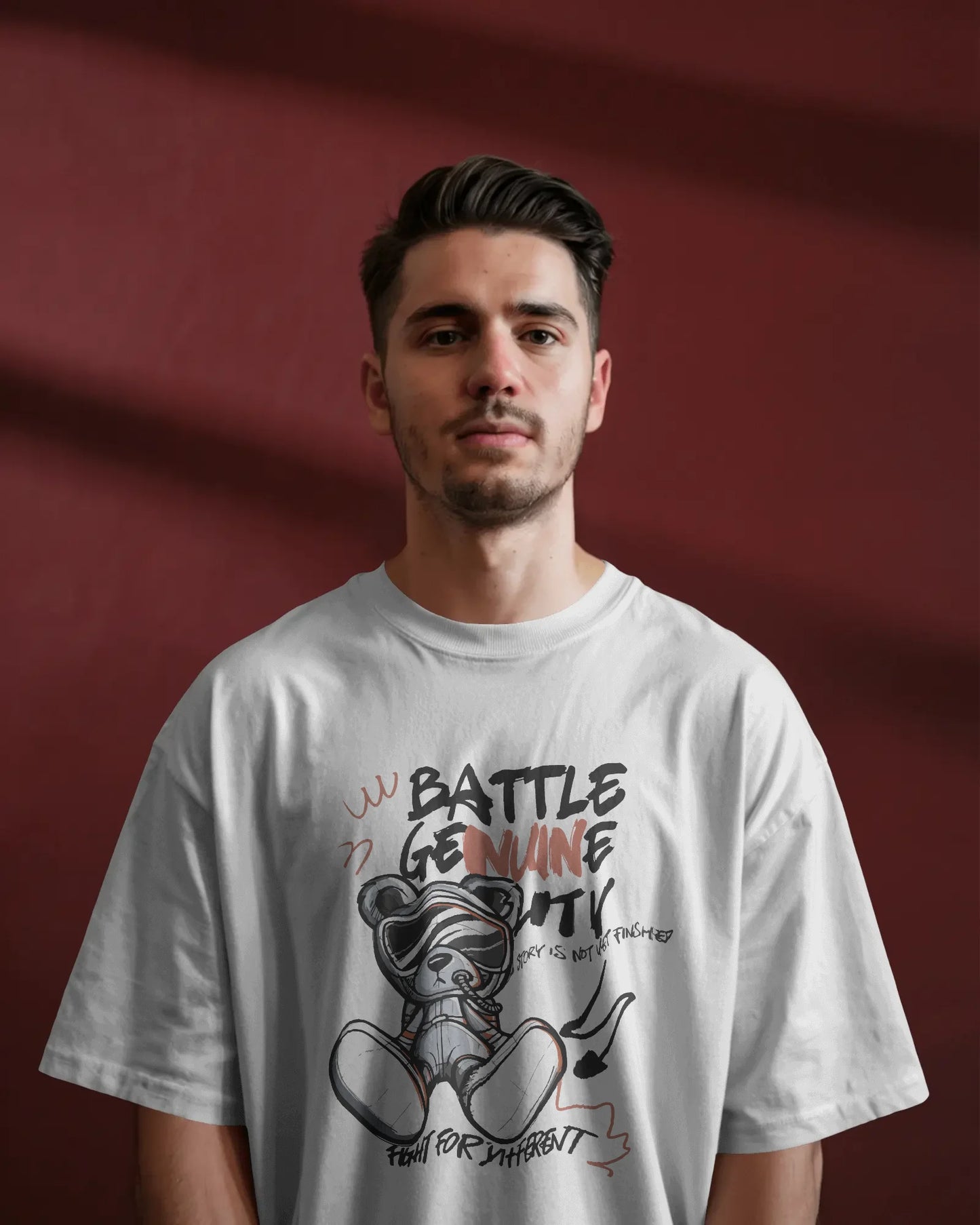 Battle Genuine | Men Oversized Classic T-Shirt