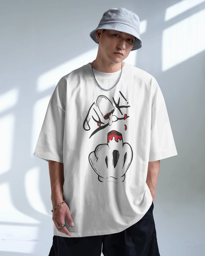 Middle finger | Men Oversized T-Shirt