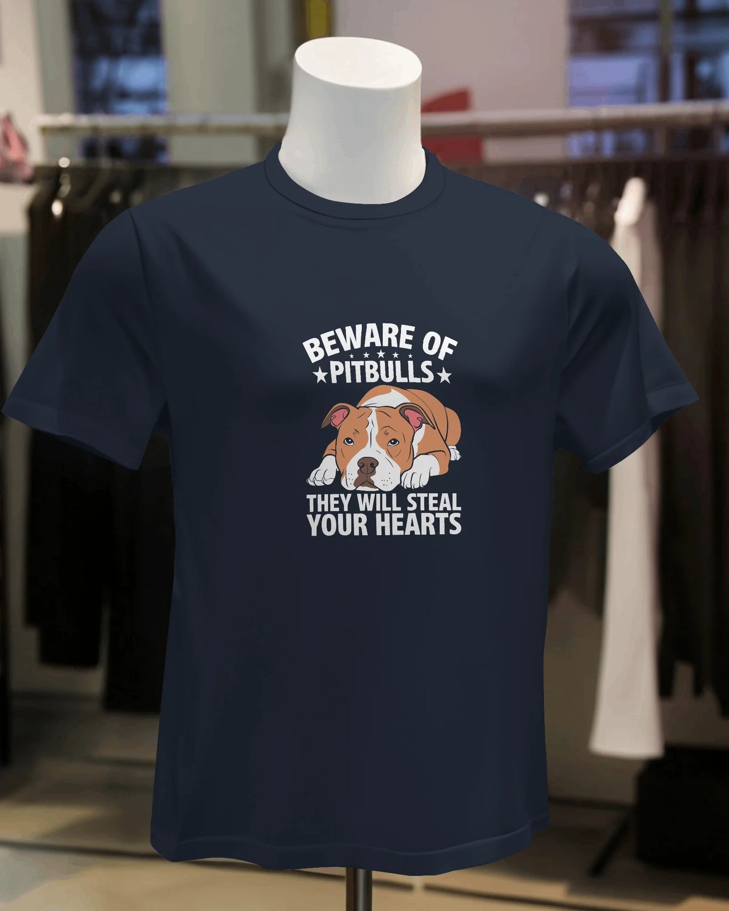 Beware Of Pitbulls They Will Steal Your Dog | Unisex T-Shirt | Pet Lover