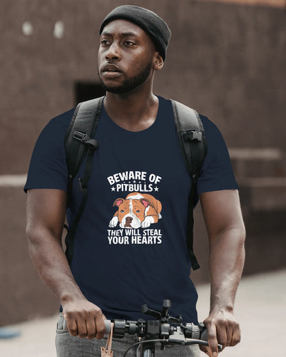 Beware Of Pitbulls They Will Steal Your Dog | Unisex T-Shirt | Pet Lover