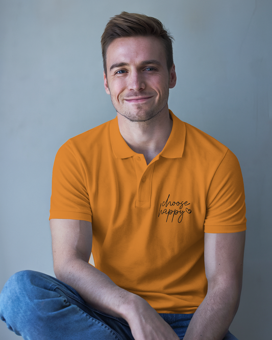Choose Happy | Men's Polo