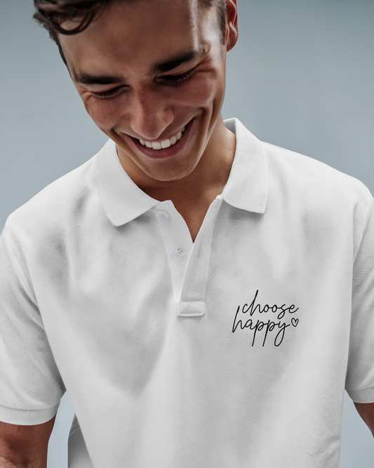 Choose Happy | Men's Polo