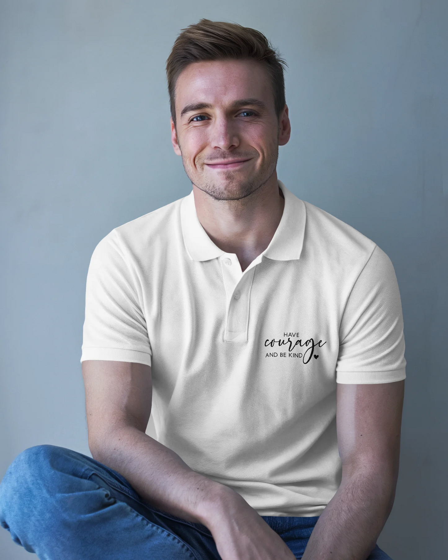 Have Courage And Be Kind | Men's Polo
