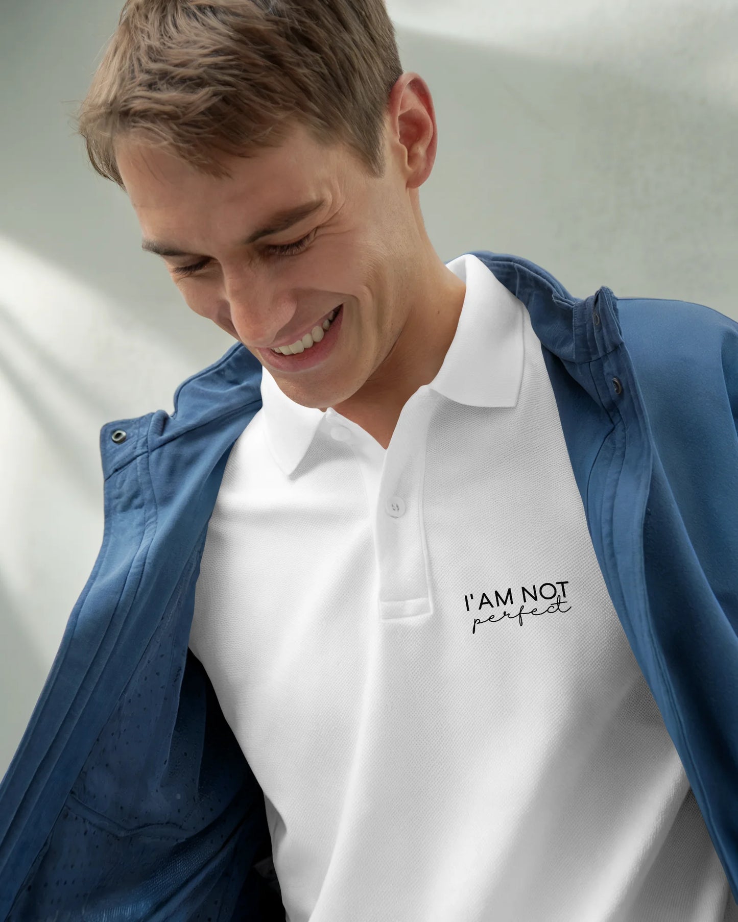 I Am Not Perfect | Men's Polo