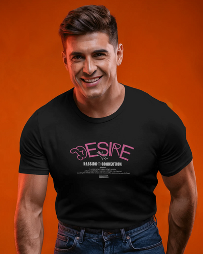Desire | Men Round Neck T-Shirt