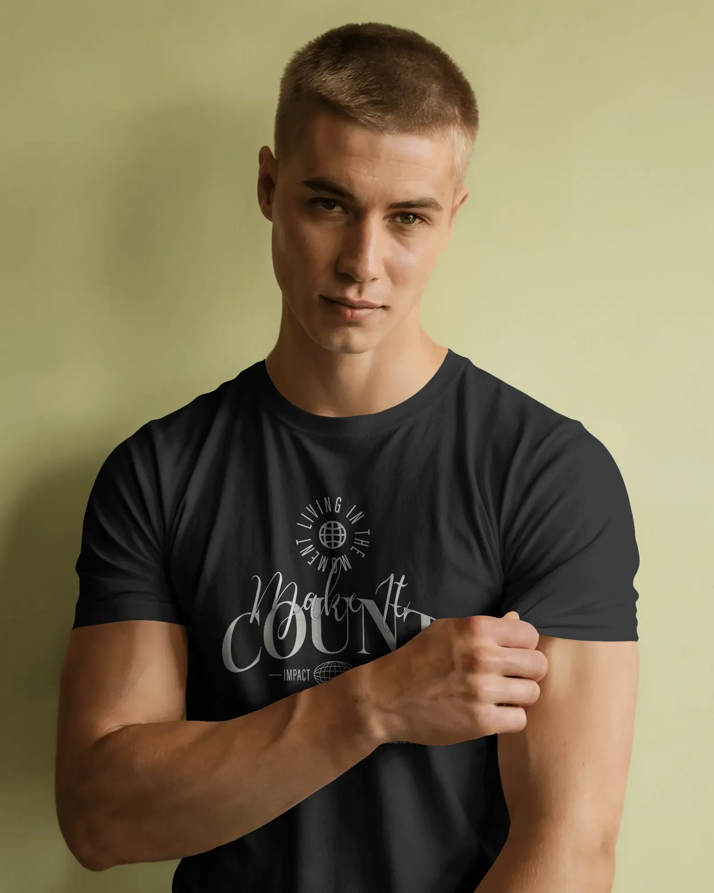 Make It Count | Men Round Neck T-Shirt