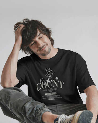 Make It Count | Men Round Neck T-Shirt