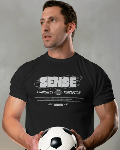 Sense Awareness Perceiption | Men Round Neck T-Shirt