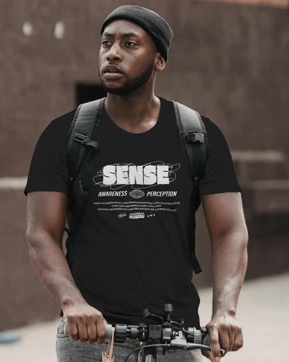 Sense Awareness Perceiption | Men Round Neck T-Shirt