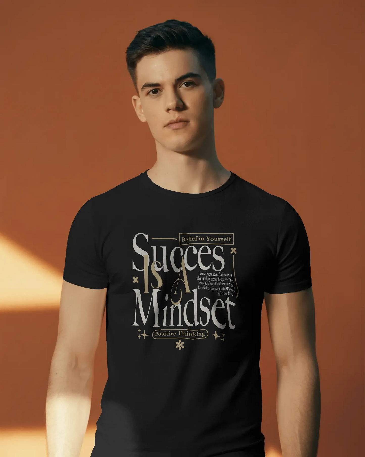 Success Is A Mindset | Men Round Neck T-Shirt