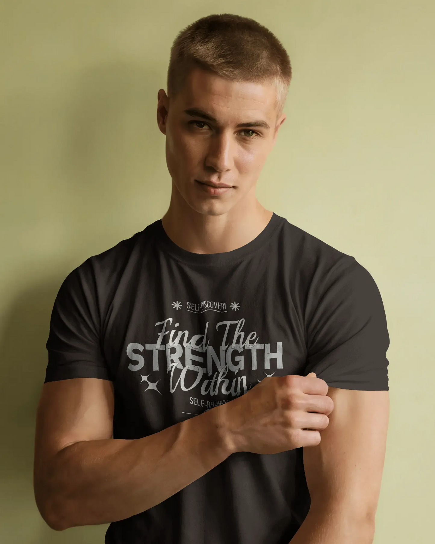 Find The Strength Within | Men Round Neck T-Shirt