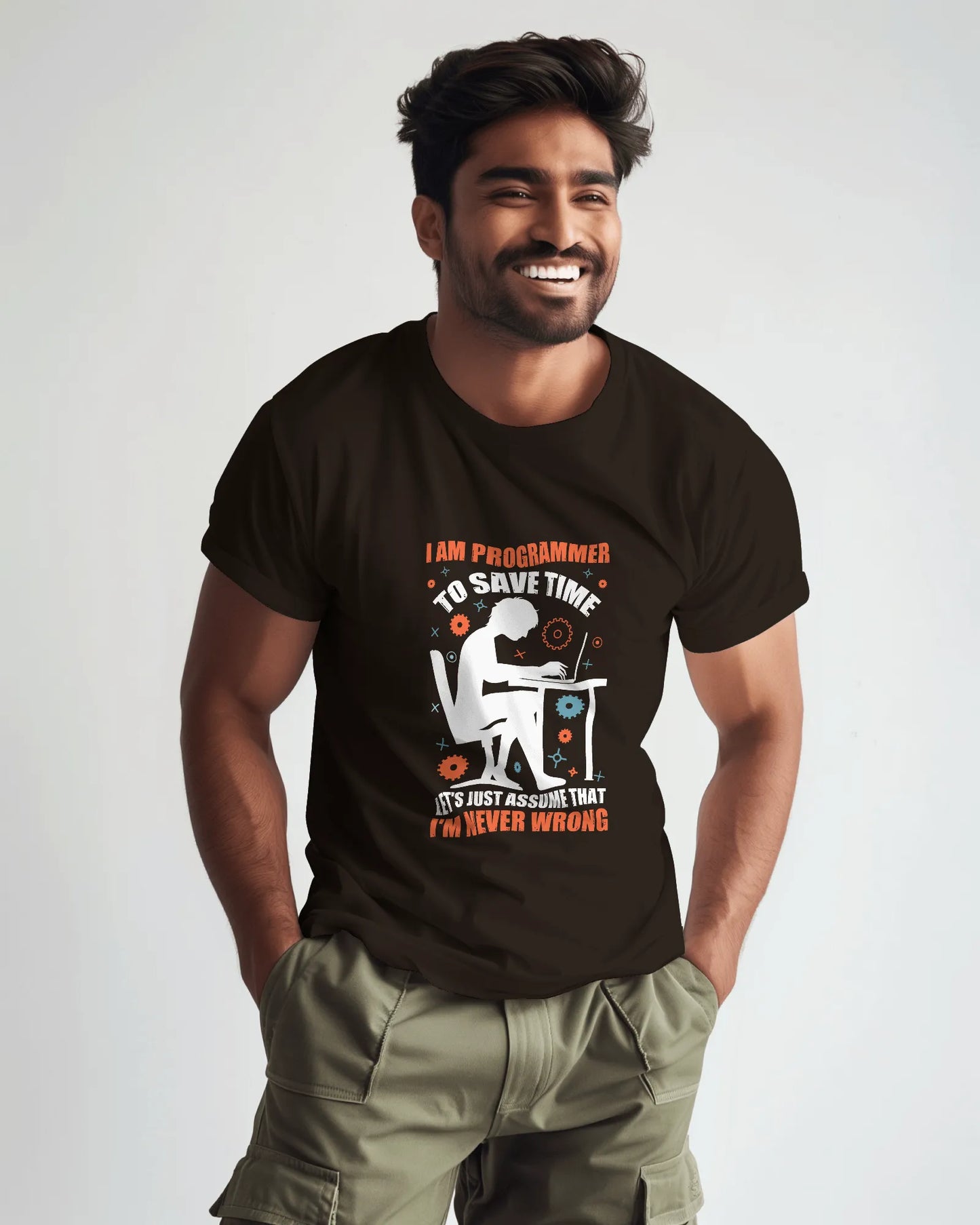 I Am Programmer | Men Round Neck T-Shirt