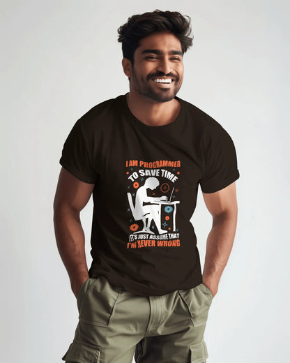 I Am Programmer | Men Round Neck T-Shirt