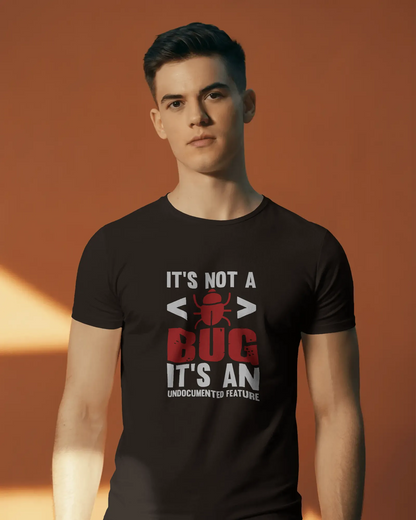 It's Not A Bug | Men Round Neck T-Shirt