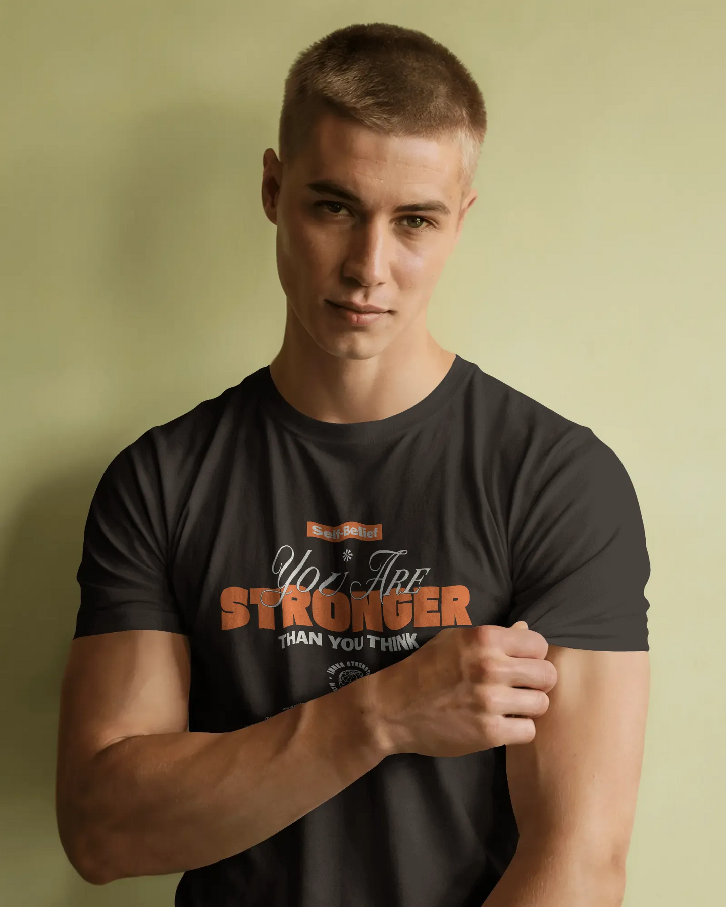 You Are Stronger Than You Think | Men Round Neck T-Shirt