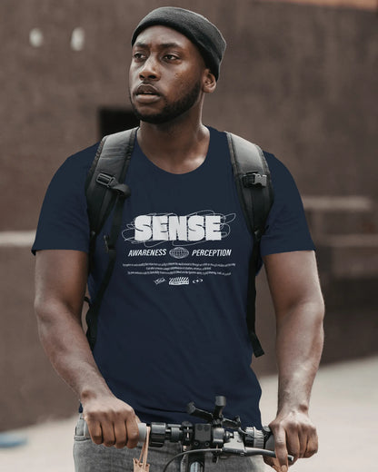 Sense Awareness Perceiption | Men Round Neck T-Shirt