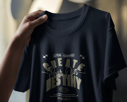 Create Your Own Destiny | Men Round Neck T-Shirt