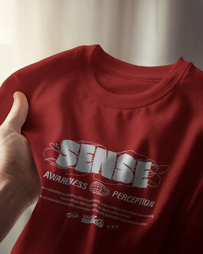 Sense Awareness Perceiption | Men Round Neck T-Shirt